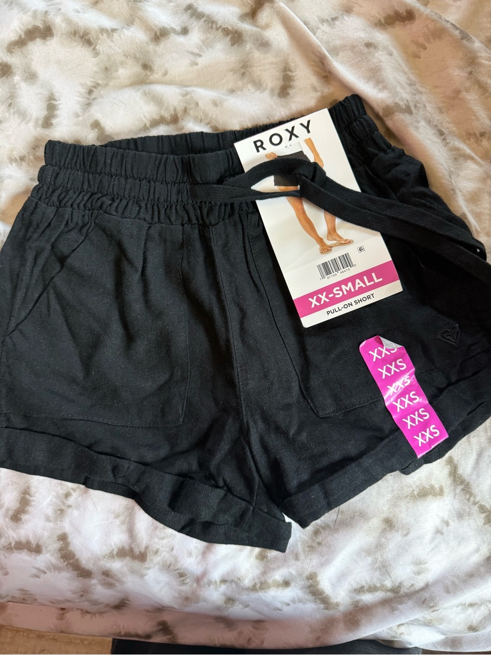 Roxy Women's Black Pull-On Athletic Shorts
